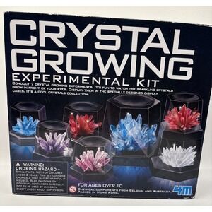 4M Crystal Growing‎ Experiment Kit (5557) 2 Medium , 4 small Cups/ Pre- Owned